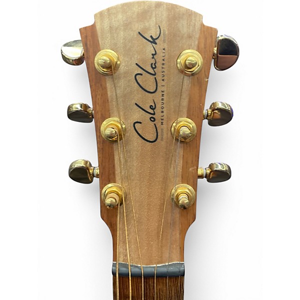 Used Cole Clark AN2E BLBL Natural Acoustic Electric Guitar