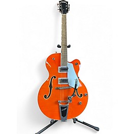 Used Gretsch G5427T Orange Acoustic Electric Guitar