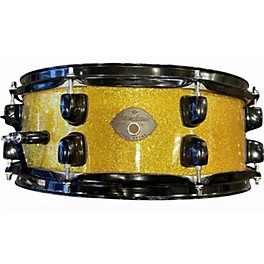 Used TAMA 14X5 Starclassic Snare yellow sparkle Drum