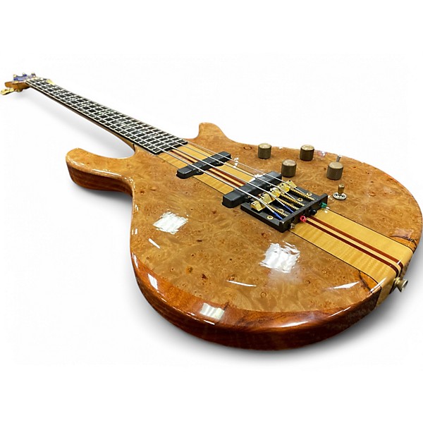 Vintage 1980s Moonstone ECLIPSE BURL MAPLE Electric Bass Guitar