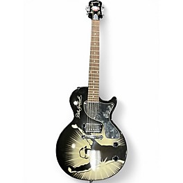 Used Epiphone Les Paul Junior Dale Earnhardt Black Solid Body Electric Guitar