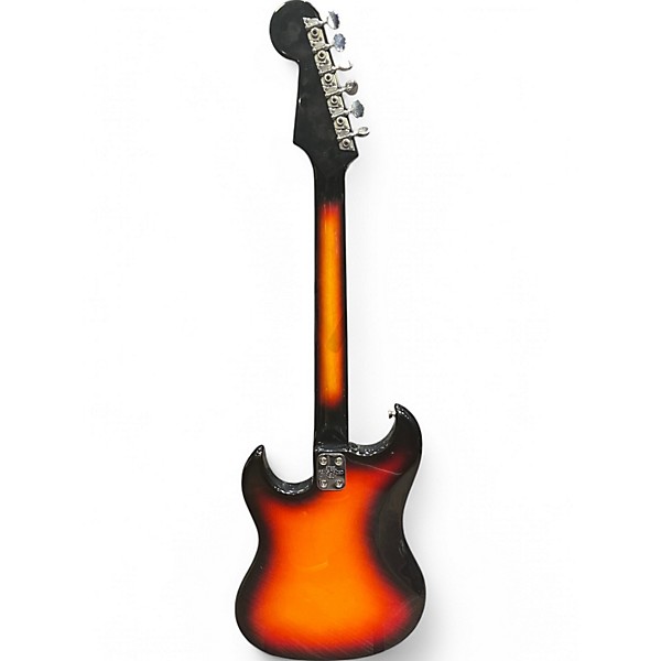 Used 1960s Conrad Bison 2 Color Sunburst Solid Body Electric Guitar