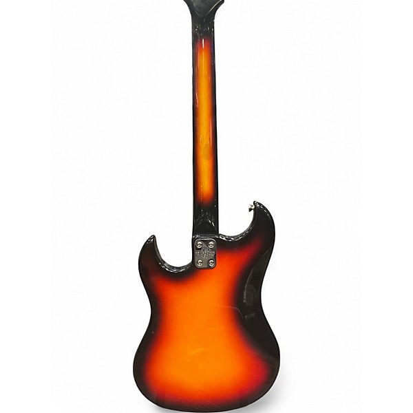 Used 1960s Conrad Bison 2 Color Sunburst Solid Body Electric Guitar