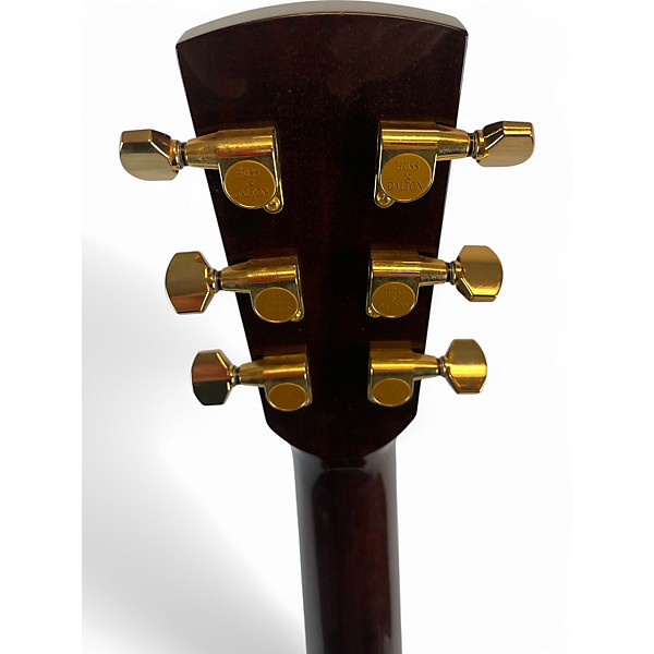 Used Huss & Dalton CM noncut custom Tobacco Burst Acoustic Guitar