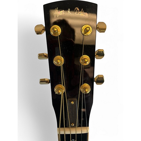 Used Huss & Dalton CM noncut custom Tobacco Burst Acoustic Guitar