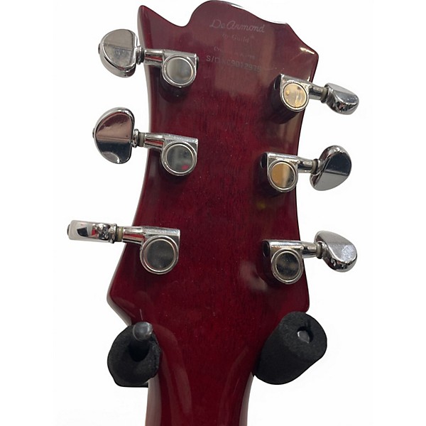 Used DeArmond JET-STAR Trans Red Solid Body Electric Guitar