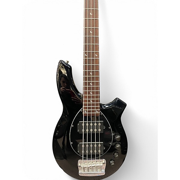 Used Ernie Ball Music Man Bongo 5 HH Black Electric Bass Guitar