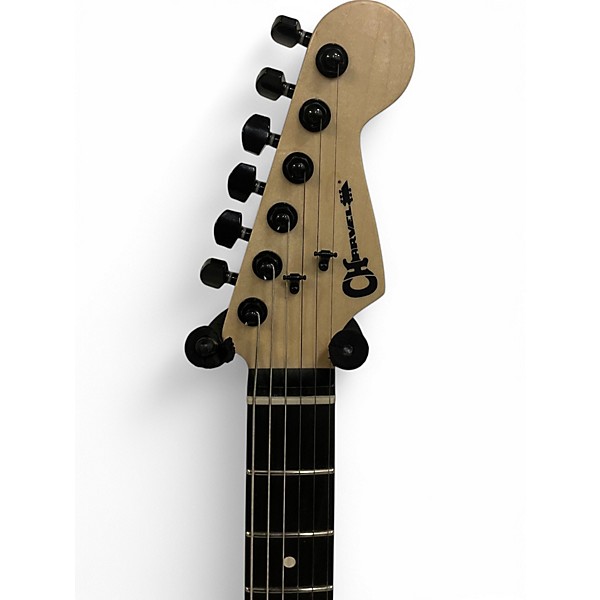 Used Charvel SASSAFRAS HSS MATTE BLACK Solid Body Electric Guitar