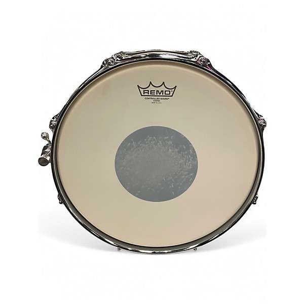 Used Sugar Percussion 14in Painted Poplar White white Drum