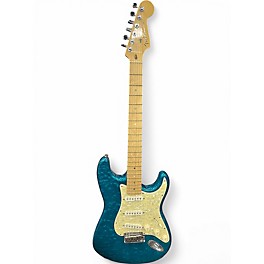 Used 2000 Fender SPECIAL EDITION AMERICAN DELUXE MOTO STRAT MOTO BLUE Solid Body Electric Guitar