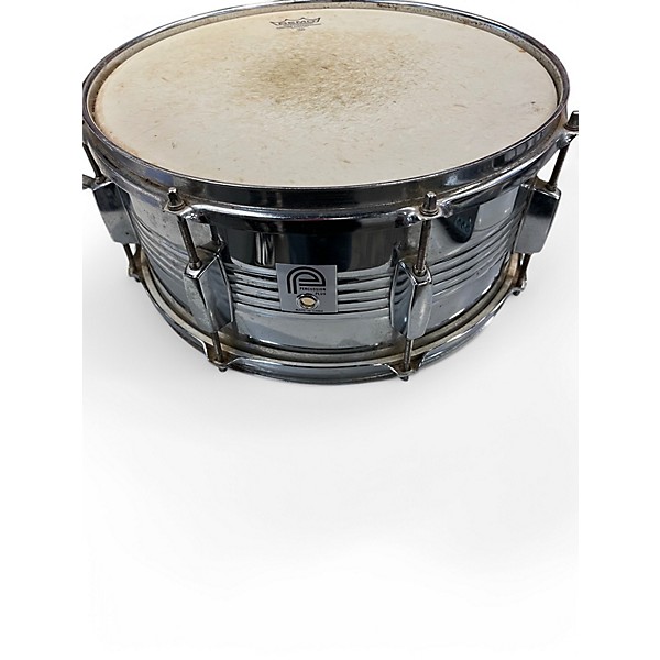 Used Percussion Plus 14.25in SNARE DRUM Metallic Silver Drum