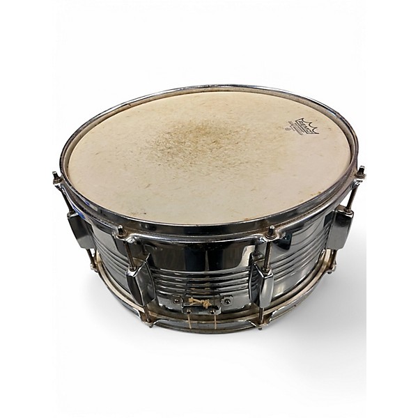 Used Percussion Plus 14.25in SNARE DRUM Metallic Silver Drum
