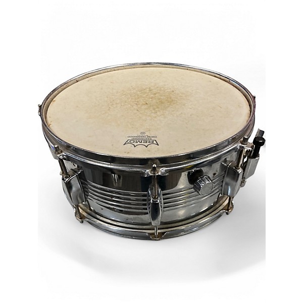 Used Percussion Plus 14.25in SNARE DRUM Metallic Silver Drum