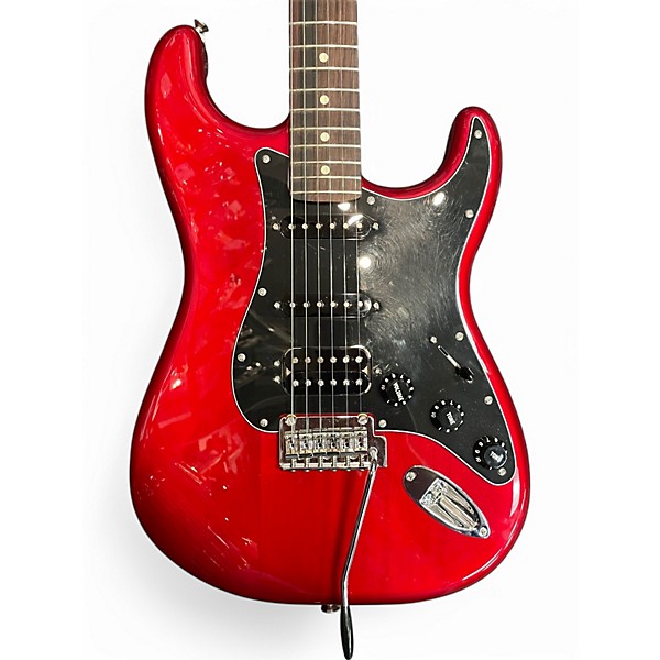 Used Fender Player Stratocaster cherry red Solid Body Electric Guitar