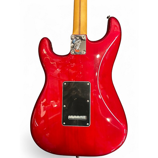 Used Fender Player Stratocaster cherry red Solid Body Electric Guitar
