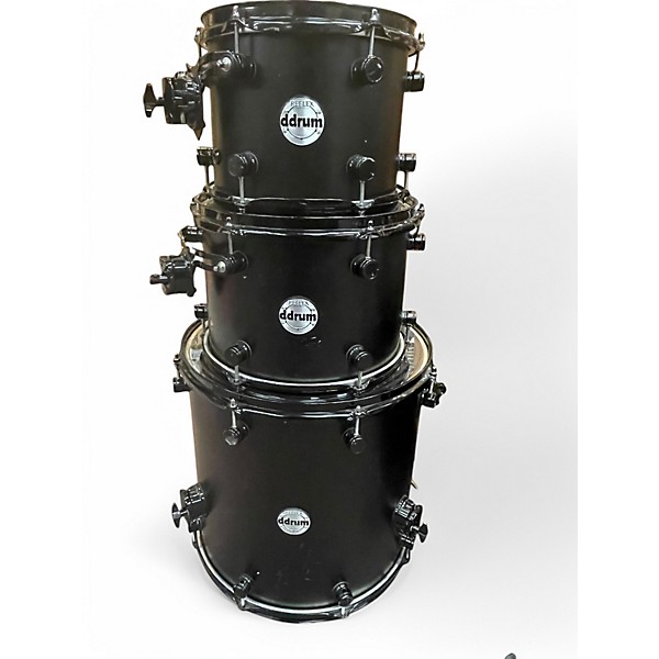 Used ddrum 4 Piece Reflex Black Drum Kit
