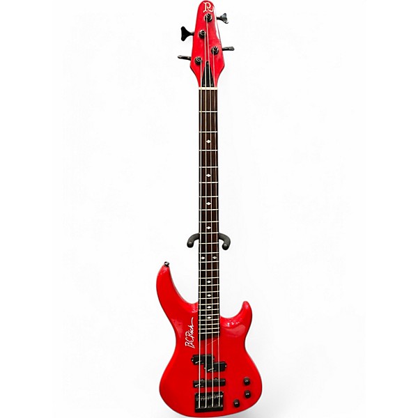 Used B.C. Rich nj series innovator bass Red Electric Bass Guitar