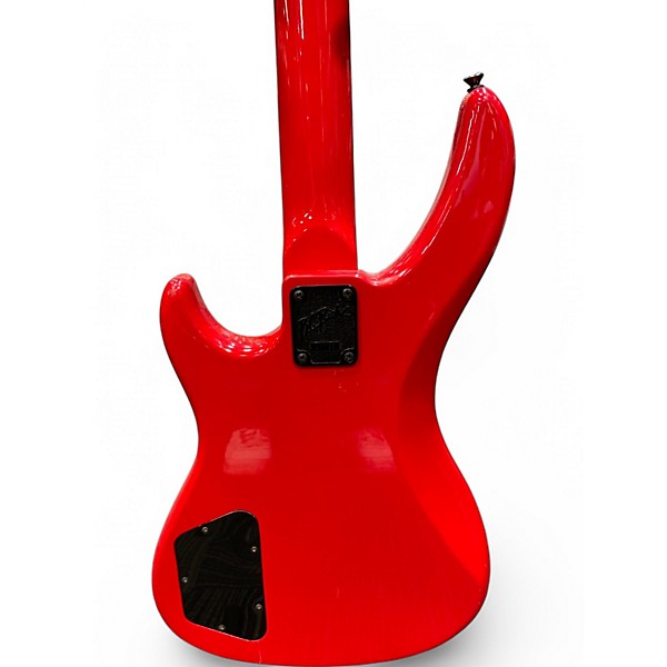 Used B.C. Rich nj series innovator bass Red Electric Bass Guitar