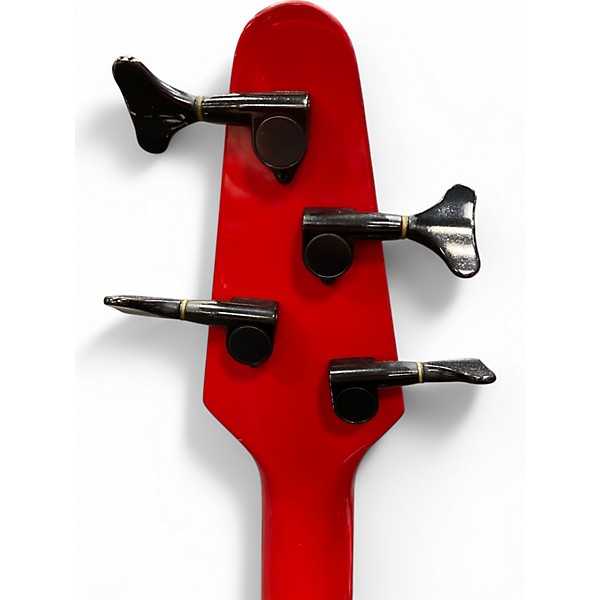 Used B.C. Rich nj series innovator bass Red Electric Bass Guitar