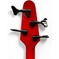 Used B.C. Rich nj series innovator bass Red Electric Bass Guitar