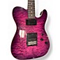 Used Schecter Guitar Research Diamond Series PT Pro Trans Purple Solid Body Electric Guitar thumbnail