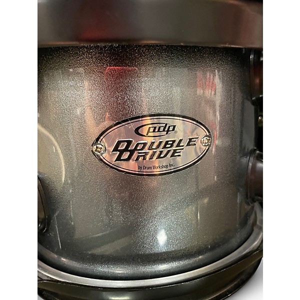 Used PDP by DW 8 Piece DOUBLE DRIVE Gray Drum Kit