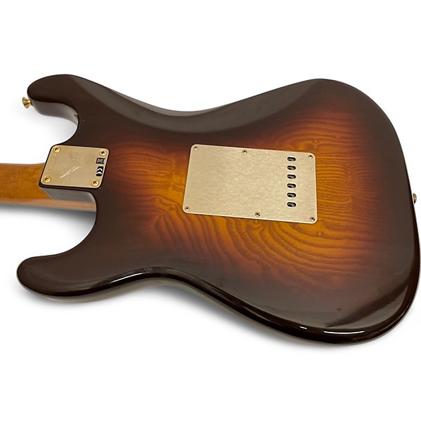 Used 2017 Fender Stratocaster Custom Shop Ash Body Birdseye Neck Chocolate Fade Solid Body Electric Guitar