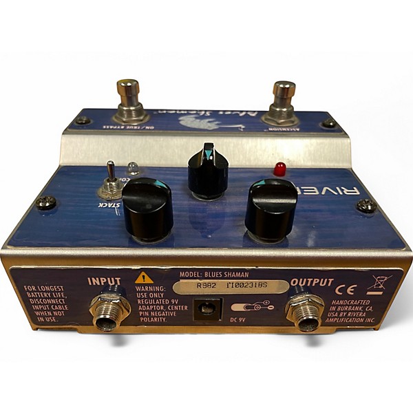 Used Rivera Blues Shaman Overdrive Effect Pedal