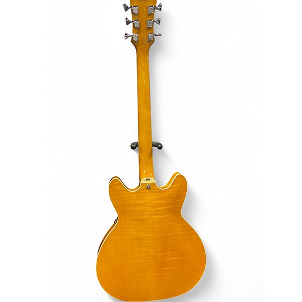 Used Hagstrom SUPER VIKING Natural Hollow Body Electric Guitar