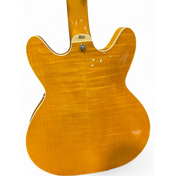 Used Hagstrom SUPER VIKING Natural Hollow Body Electric Guitar