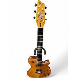 Used Godin LGX-SA Trans Amber Solid Body Electric Guitar