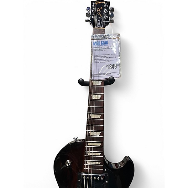Used Gibson Les Paul Studio Brown Sunburst Solid Body Electric Guitar