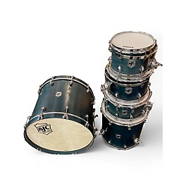 Used SJC 5 Piece Tour Series Emerald Green Drum Kit