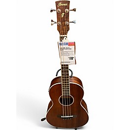 Used Ibanez PNB14E Natural Acoustic Bass Guitar