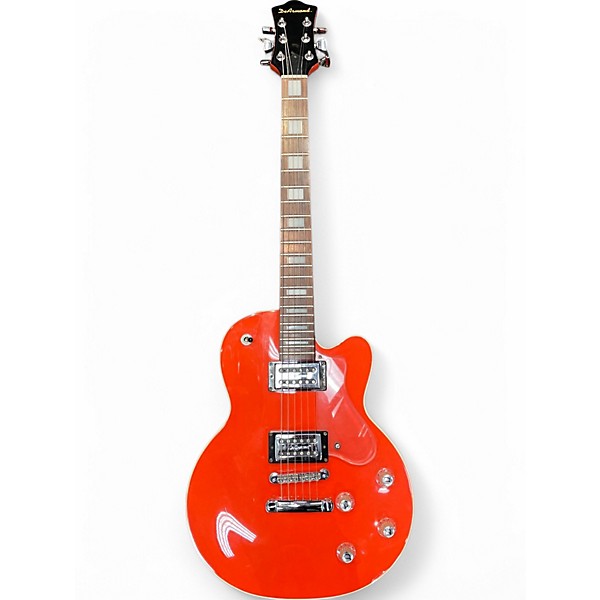 Used DeArmond M66 Fiesta Red Solid Body Electric Guitar
