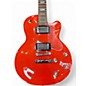 Used DeArmond M66 Fiesta Red Solid Body Electric Guitar