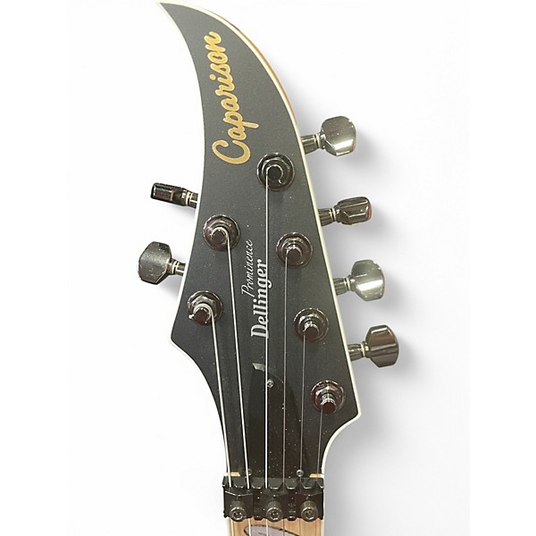 Used 2023 Caparison Guitars Dellinger Prominence MF Transparent Spectrum Black Solid Body Electric Guitar