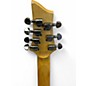 Used Schecter Guitar Research Diamond Series Demon 7 White Solid Body Electric Guitar