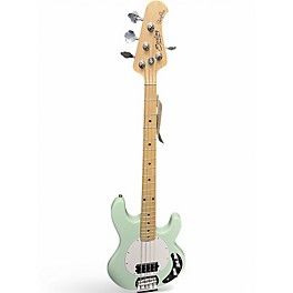 Used Sterling by Music Man Ray4 Mint Green Electric Bass Guitar