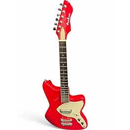 Used Airline Bobkat Reissue Red Solid Body Electric Guitar