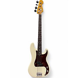 Used 2024 Fender American Professional II Precision Bass Olympic White Electric Bass Guitar