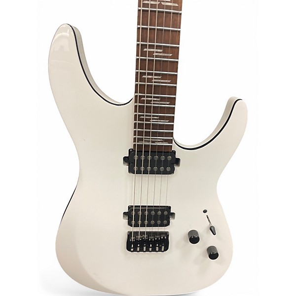 Used Schecter Guitar Research Reaper 6 Custom White Solid Body Electric Guitar