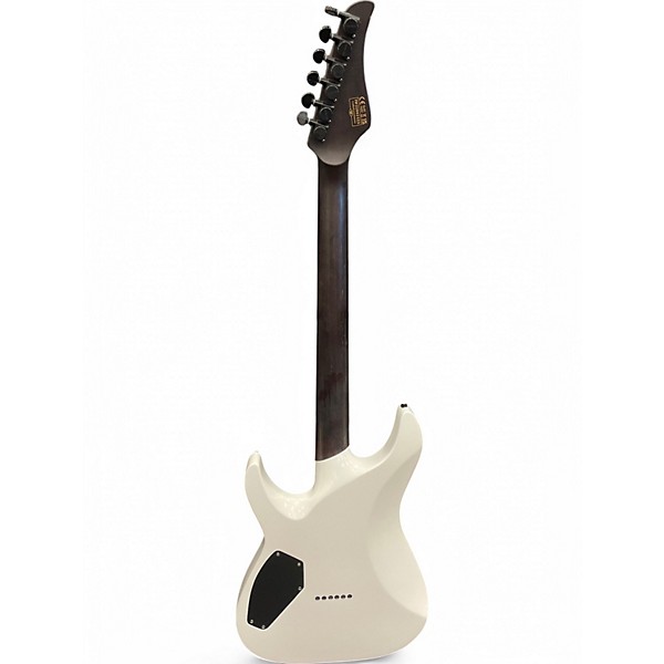 Used Schecter Guitar Research Reaper 6 Custom White Solid Body Electric Guitar