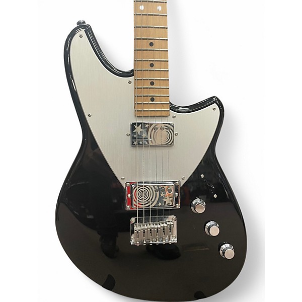 Used Reverend Billy Corgan Z-One Signature Midnight Black Solid Body Electric Guitar