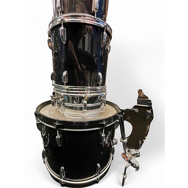 Used 2001 TAMA 5 Piece swingstar Black Drum Kit