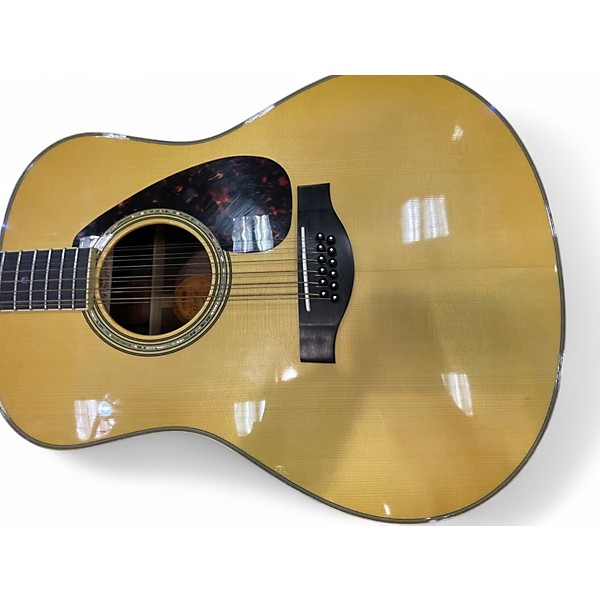 Used Yamaha LL16-12 Natural 12 String Acoustic Electric Guitar