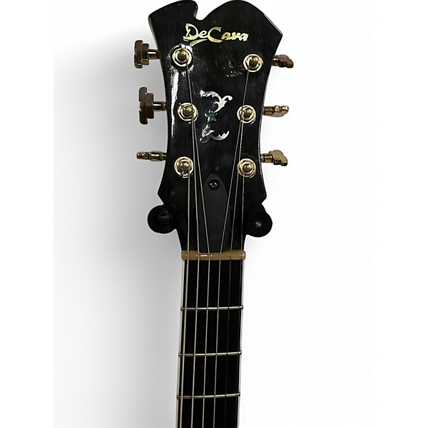 Used 2015 Decava STRATFORD TRANS BLUE Hollow Body Electric Guitar