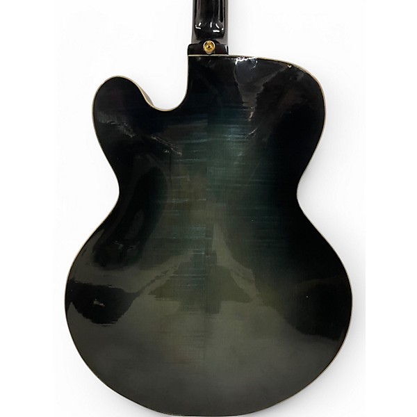 Used 2015 Decava STRATFORD TRANS BLUE Hollow Body Electric Guitar