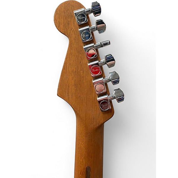 Used Fender American Acoustasonic Jazzmaster White  Acoustic Electric Guitar