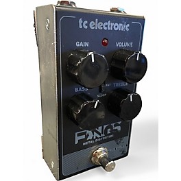 Used TC Electronic Fangs Metal Distortion Effect Pedal